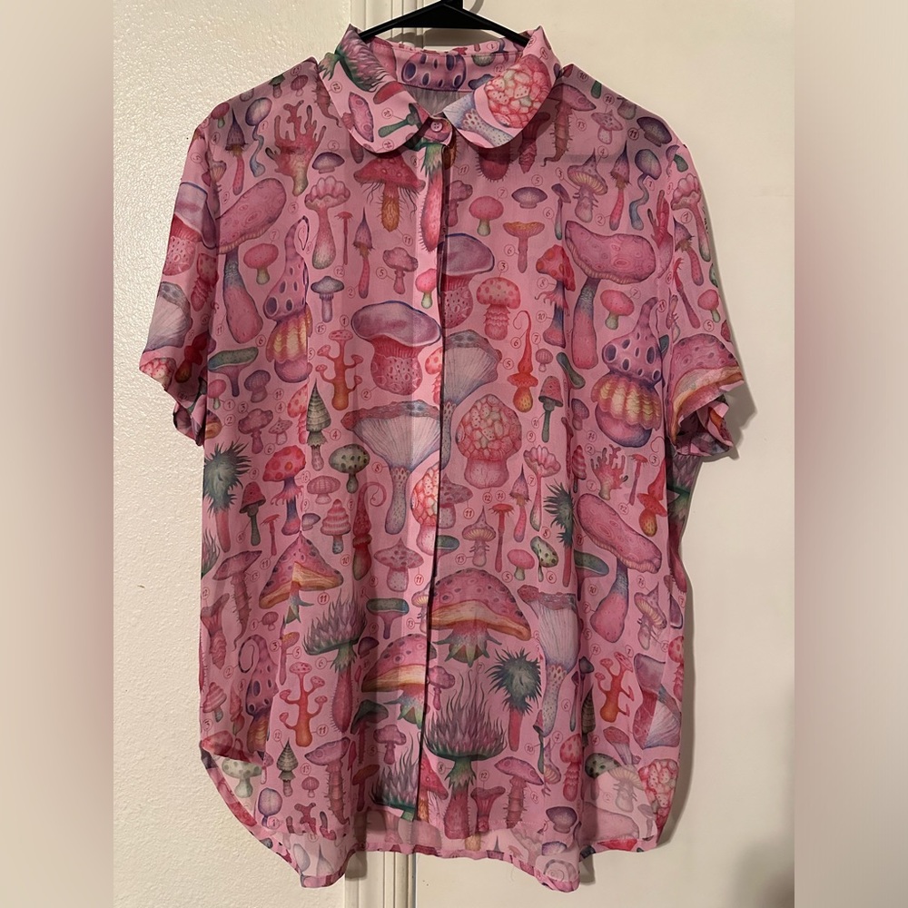 Blackmilk Mushroom Collared Shirt